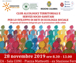 Il 28 novembre a Cosenza, convegno sulla promozione della salute